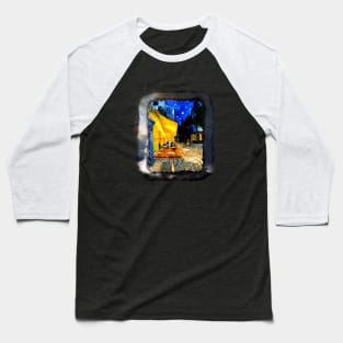 Cafe terrace place du forum arles by Vincent van Gogh Baseball T-Shirt